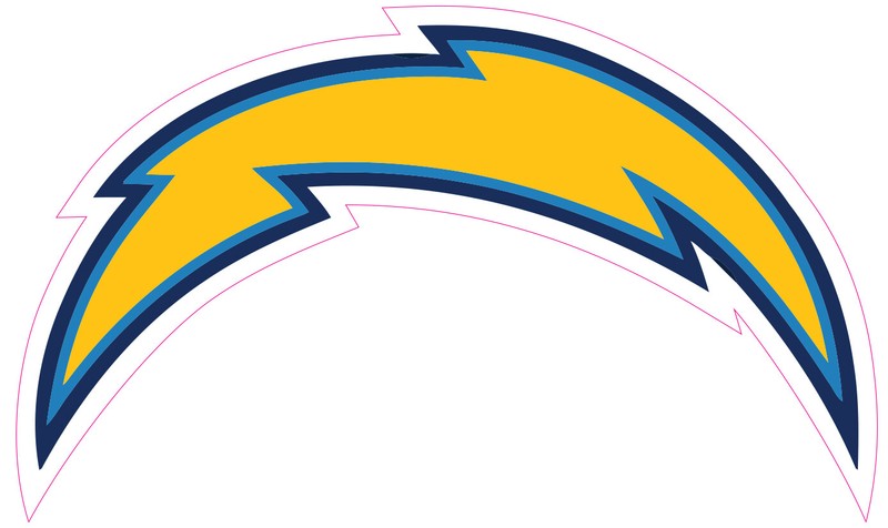 Los Angeles Chargers Football Vinyl Decal Sticker Car Truck Bumper Tumbler Mug