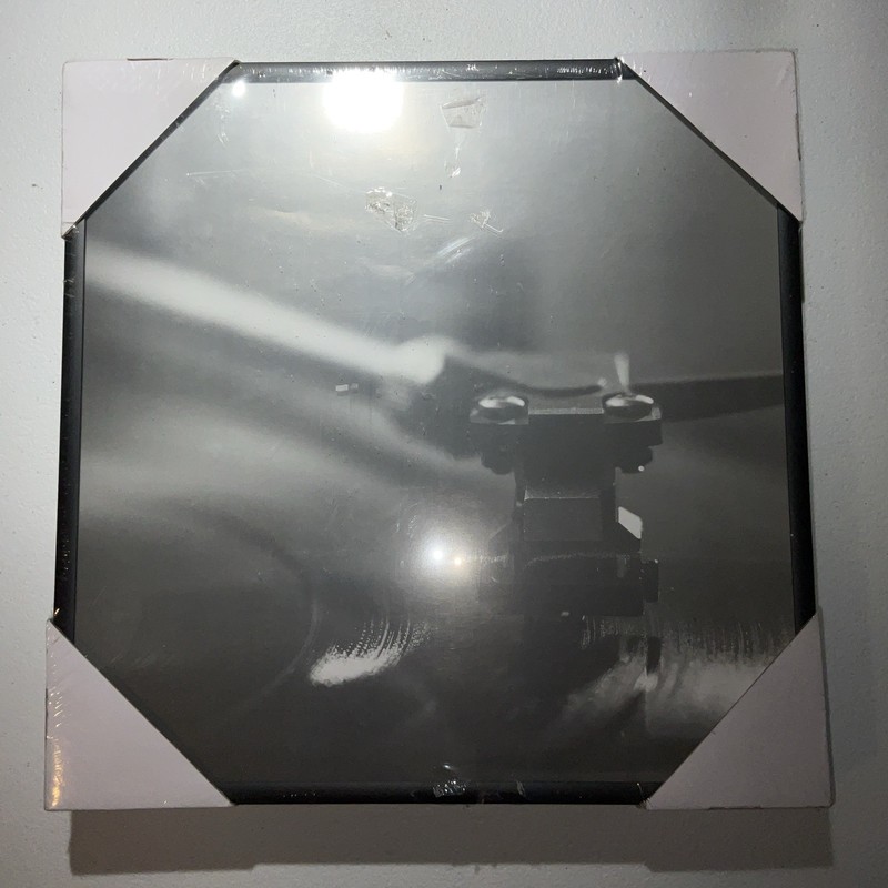 2 Framed Classic Turntable W Record And Needle Wall Pictures