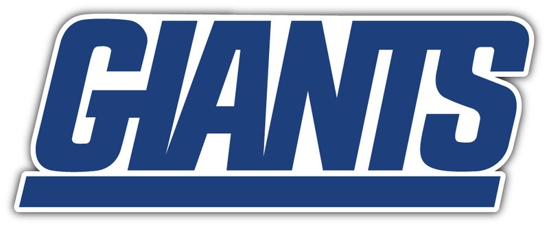 New York Giants NFL Sport Car Bumper Sticker Decal ”SIZES”