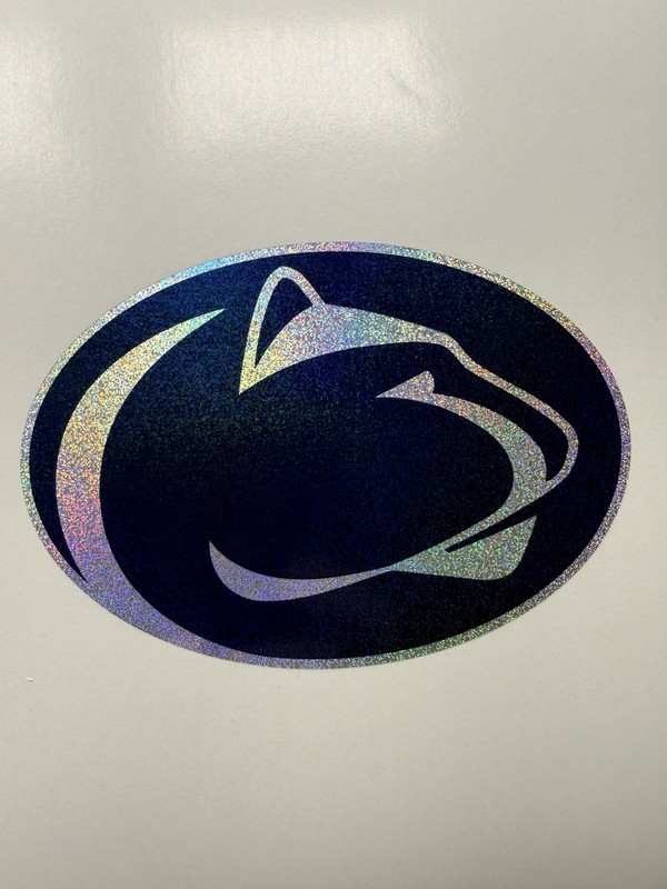 Penn State Nittany Lions Holographic Tiny Sparkle Vinyl Decal
