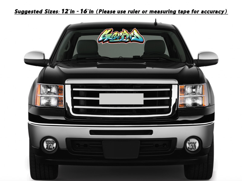Custom Personalized Vinyl Graffiti Name Decal Sticker | Car Window Tumbler Wall gallery
