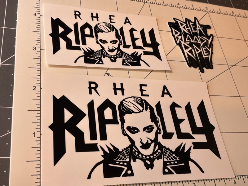 Rhea Ripley Stickers 3 Total Glossy Vinyl Stickers gallery