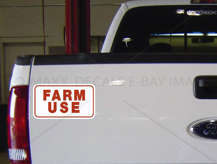 Farm Use Country Car Truck Glass Bumper Motorcycle Novelty Printed Vinyl Sticker gallery