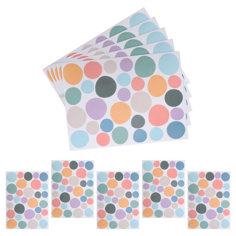 10 Pcs Colorful Irregular Dot Wall Decals Boho Stickers Self Adhesive Nursery gallery