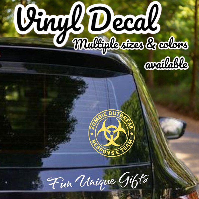 Zombie Response Team Vinyl Decal Sticker -Multiple Colors & Sizes- SHIPS FREE! gallery