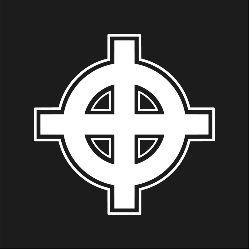 Celtic Cross Vinyl Decal Odin cross Irish Cross symbol Sticker