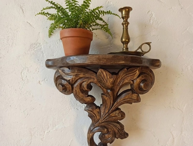 Wall Mounted Floating Shelf Wooden Wall Brackets gallery