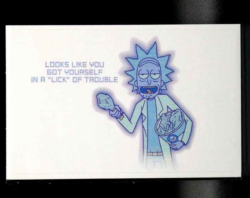 Rick and Morty Officially Licensed Sticker Vending Decal Cartoon Funny