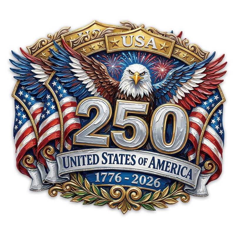 250th Anniversary USA Car Decal Sticker 2Pcs America 250 Patriotic Stickers …