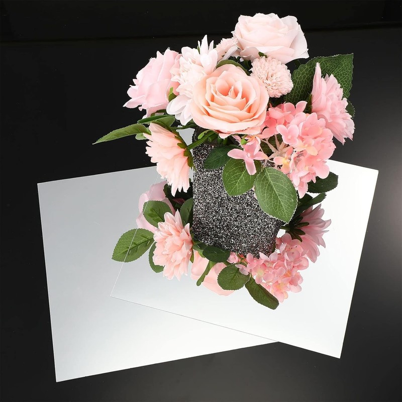 Non Glass Mirror Stickers - Home Wall Decor - 10 Pieces gallery