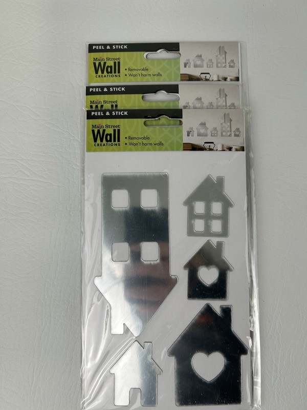 Main Street Wall Creations Peel & Stick Wall Decals Art Mirrored Moon Stars Lips gallery