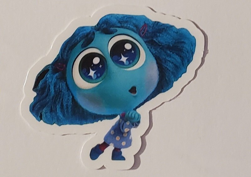 Inside Out Sticker-Envy water resistant die cut color sticker