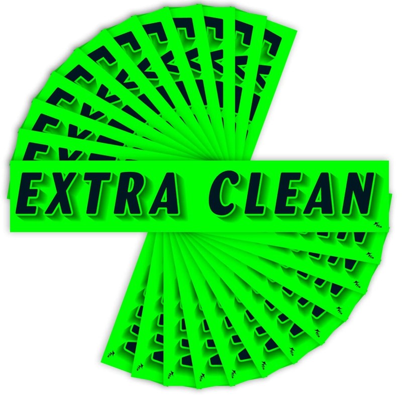 Chartreuse Green Vinyl Slogan Stickers 12Pack for Car Dealer Windshield Adve…