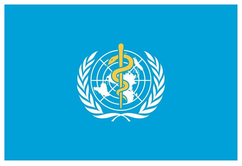 World Health Organization Flag Sticker Decal F820