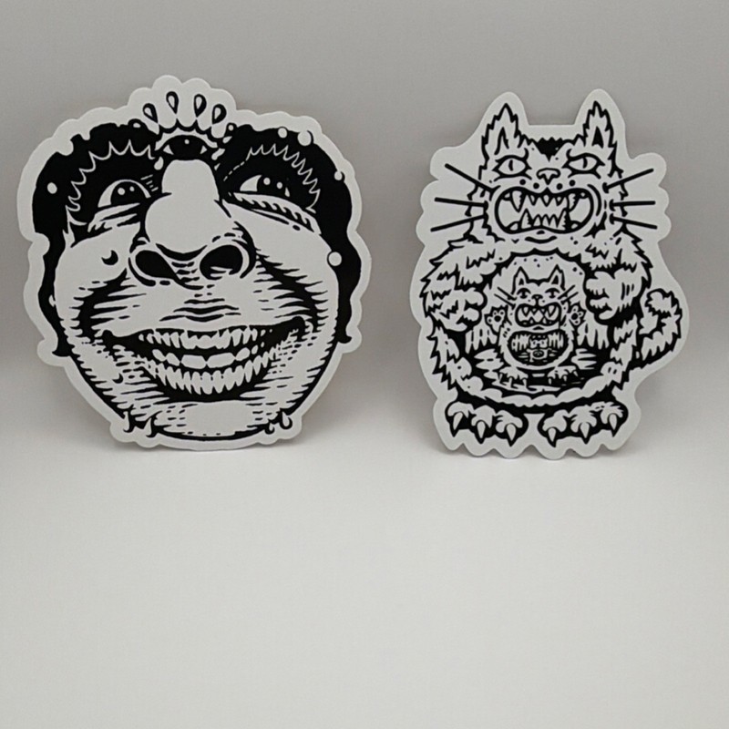 David Welker, Mike’s nose and kitty cat sticker set Official Mikes Nose Phish