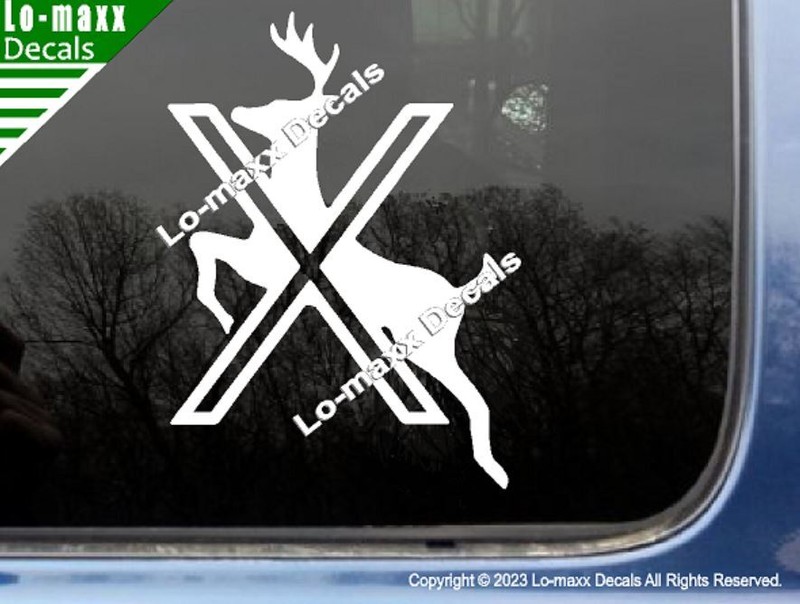 Deer Kill Markings Hunting Trophy Truck SUV Premium Quality Die Cut Vinyl Decal gallery