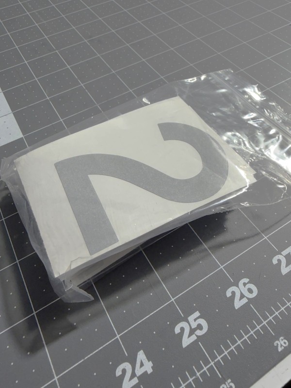 Four Reflective Number Sets 0-9 (3 Inch or 4 Inch)