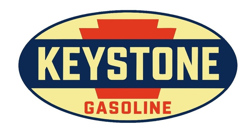 Keystone Gasoline Oil Gas Pump Gas Station Racing Sticker Decal R8361