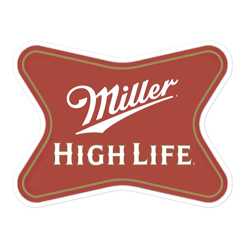 Miller High Life beer Label Sticker