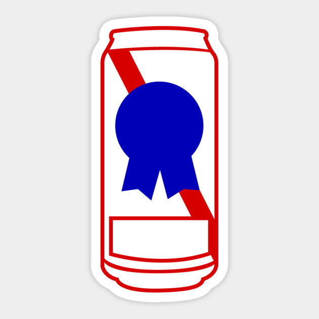 American Classic Beer Pabst Blue Ribbon PBR Vinyl Wall Decal Decor Sticker Quote