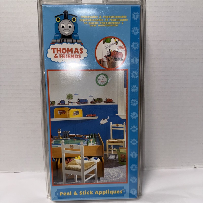 Rare Thomas the Tank Engine & Friends Peel & Stick Appliques Never Opened 20+