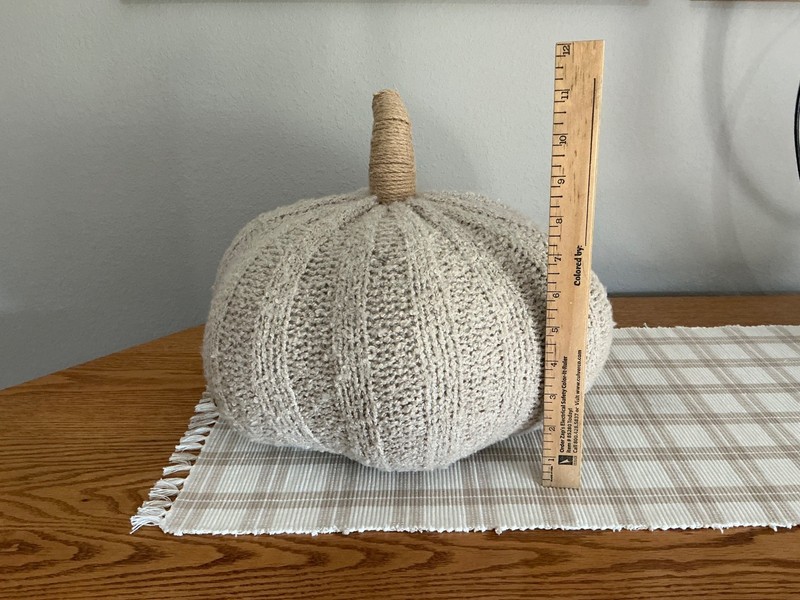 Fall Thanksgiving Cream Woven Sweater Pumpkin (Primitives By Kathy)? gallery