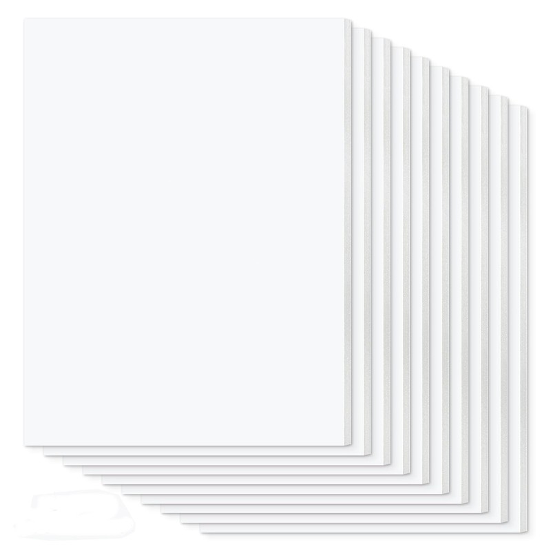 Mat Board Center Premium White Foam Core - 12x16 Inches, 12x16, 