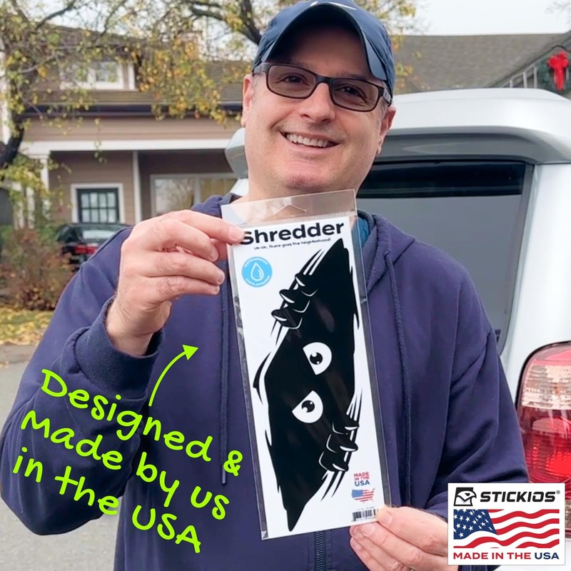 Peeking Monster Car Decal - Vinyl Bumper Sticker for Vehicles, Trucks, Windows gallery