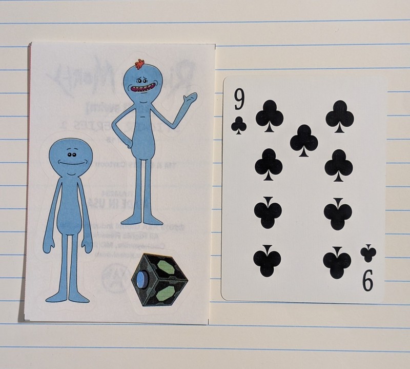 Rick & Morty Vending Sticker - 2019 Adult Swim Cartoon Network - Mr. Meeseeks gallery