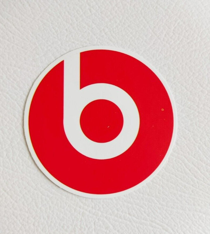 Beats Headphones Waterproof Logo Decal Sticker 2.25″x2.25″
