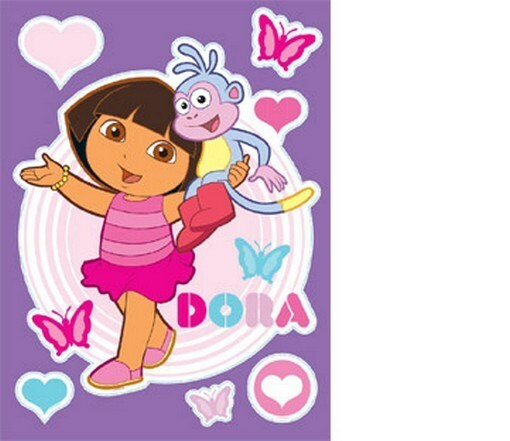 DORA THE EXPLORER WALL STICKER 12x16 inches NEW DECAL