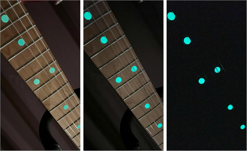 Guitar Fingerboard Fretboard Glow in The Dark Inlay Stickers Dots Markers gallery