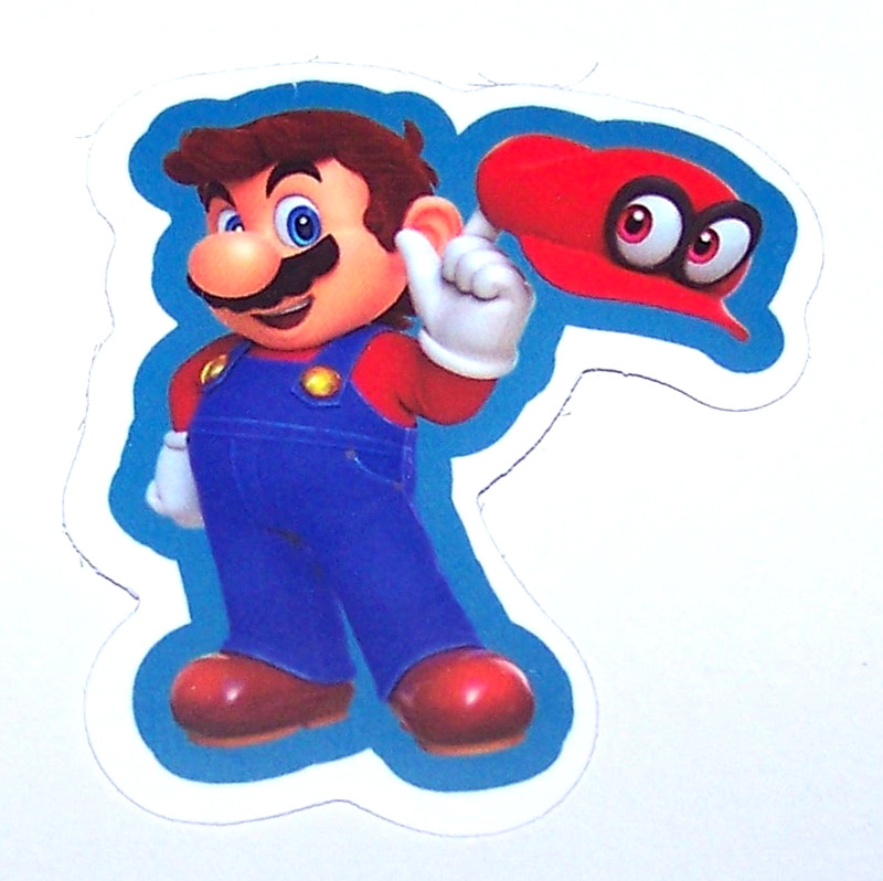 Super Mario Bros. – Cut Sticker Decal Movie Nintendo Video Game Mario & Cappy