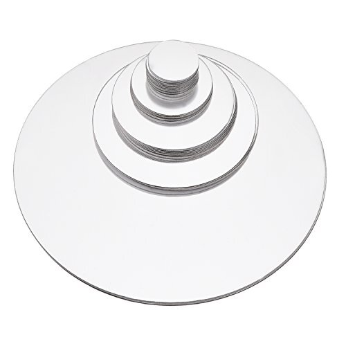 32 Pcs Acrylic Circle Mirror Wall Decor Stickers DIY Home Bedroom Decoration gallery