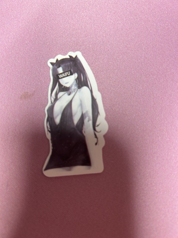 black and white waifu lewd stickers #15 gallery