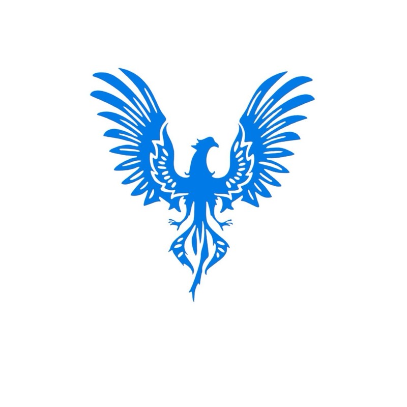 PHOENIX FANTASY BIRD Vinyl Decal for SUV Car Truck Bumper Wall Window laptop gallery