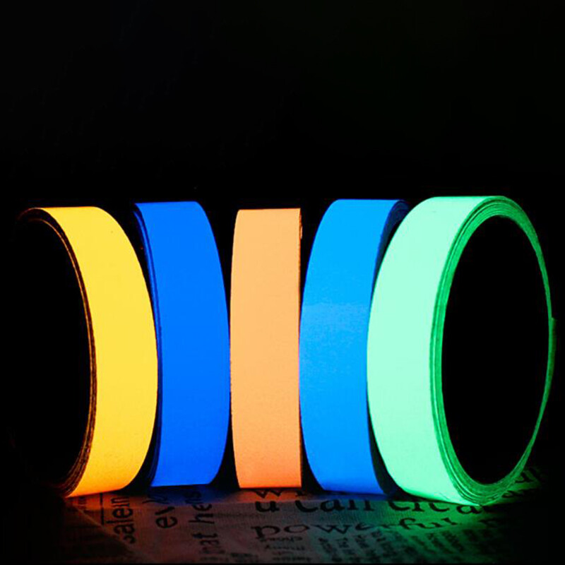 Glow In The Dark Sticky Tape Self Adhesive Luminous Safe Film Wall Sticker Roll gallery