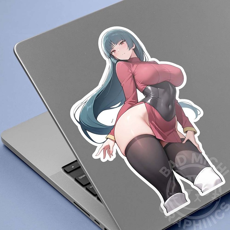 Sabrina Natsume 7” Vinyl Sticker Waifu Anime Manga Lewd Laptop Skateboard Car 02