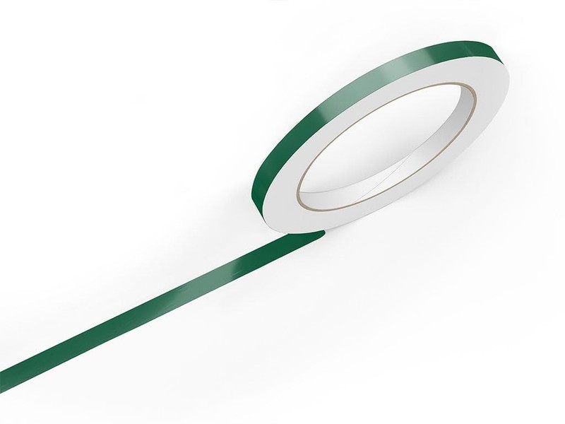 Dark Green Vinyl Pinstriping Tape 3/4in x 150ft Adhesive Striping Lines