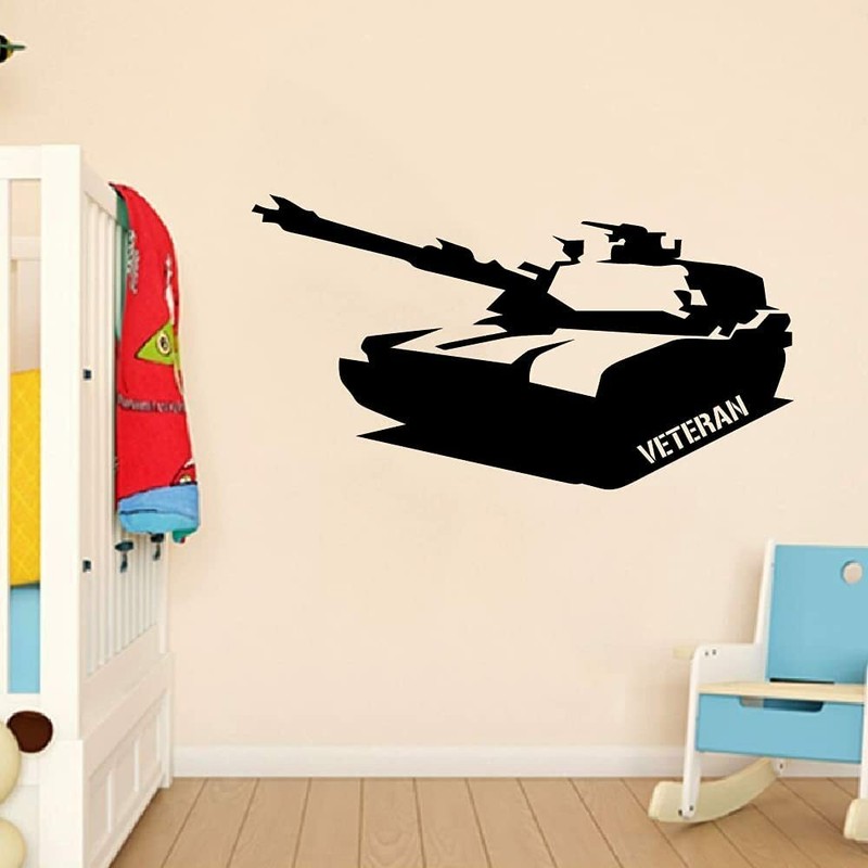 Veteran Military Men Wall Sticker Art Decal for Boys Girls Room Bedroom Decals