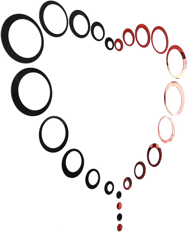 24 Piezas De Pegatinas De Pared De Espejo Circular De Acrilico Calcomanias De... gallery