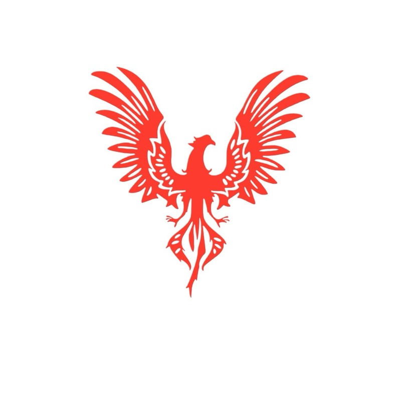 PHOENIX FANTASY BIRD Vinyl Decal for SUV Car Truck Bumper Wall Window laptop gallery