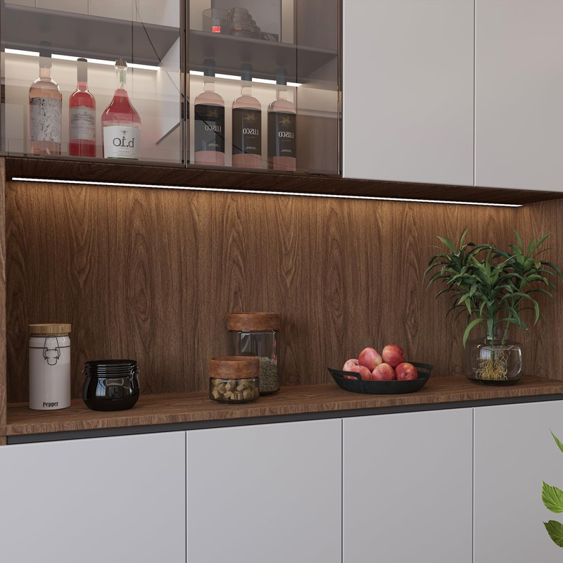 Walnut Wood Grain Contact Paper Peel and Stick Wallpaper 16x78 Waterproof gallery