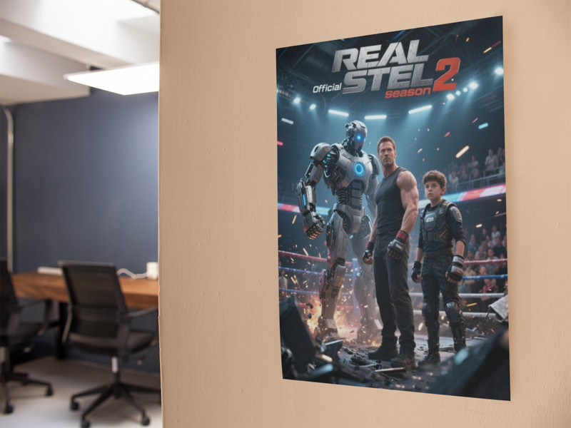 REEL STEEL 2 Wall Vinyl Decal Poster CANVAS Print Removable Adhesive gallery