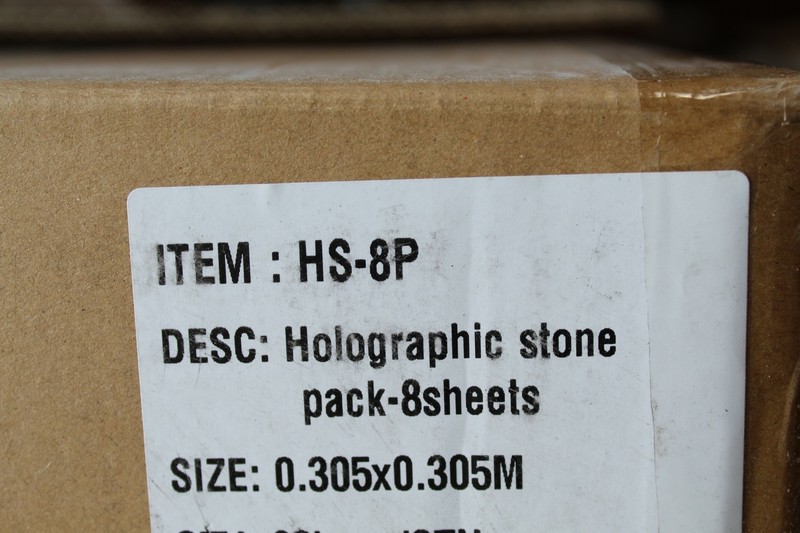SNC Tuning Adhesive Holographic Stone 12x12 8pk Mixed Color Vinyl Sticker Sheets gallery