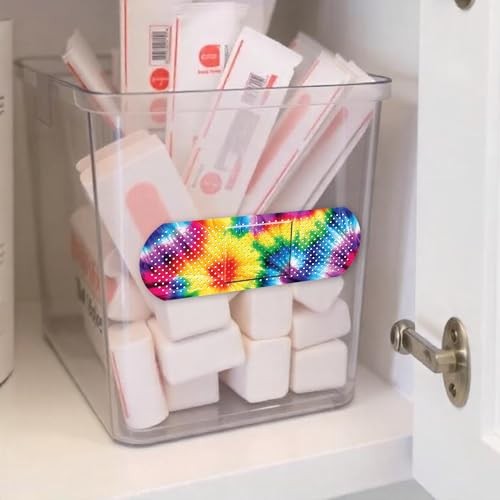 Bandage Band Aid Decal Sticker (3 Pack) 1-9 x 3 Inch and 2-5 x Rainbow Tie-dye gallery