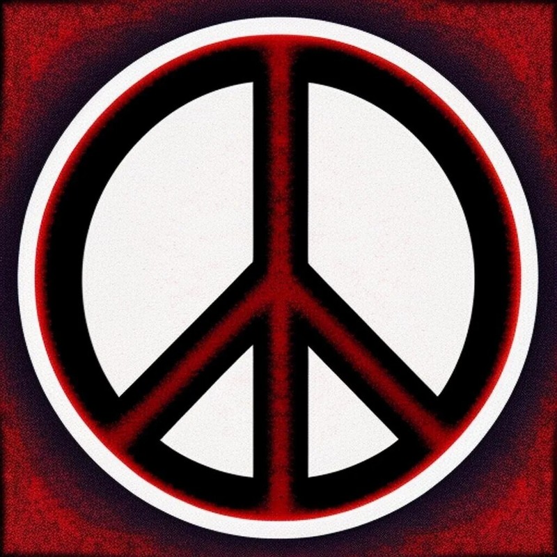 Peace Sign Sticker Decal
