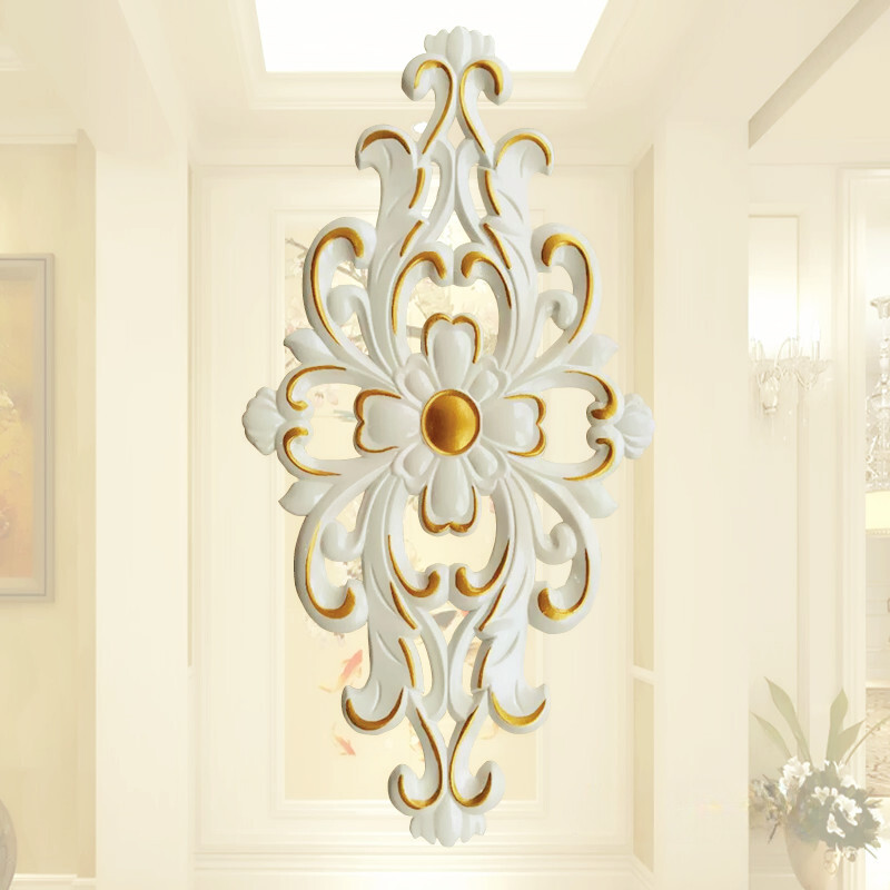 1X Plastic Carved Applique Decor Self-adhesive Furniture Decal Wall Door Sticker gallery