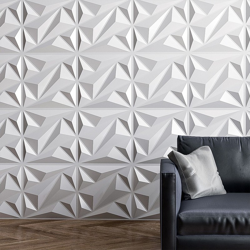 50/100Pcs Wall Decoration Stickers 30x30cm Mural Tile Panel Wall Renovation gallery