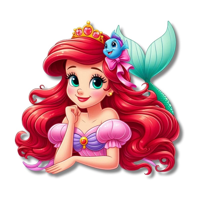 Areil sticker The little mermaid weatherproof bumper vinyl decal